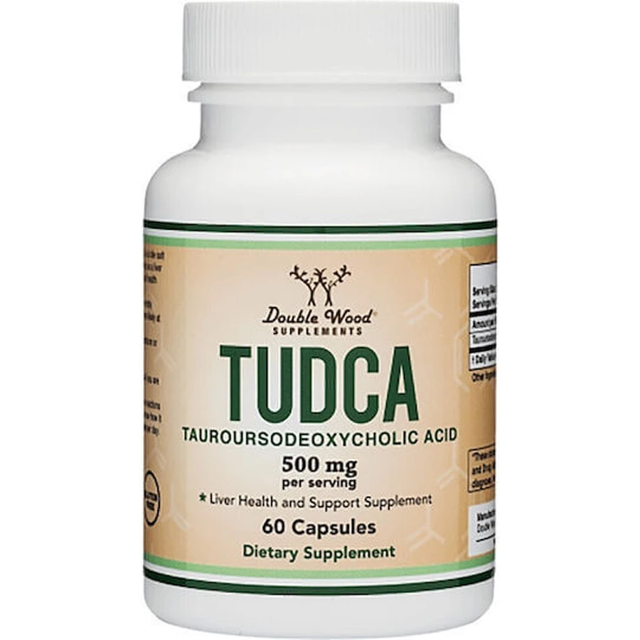 Double Wood TUDCA 500mg Voedingssupplement Speciaal 60 caps