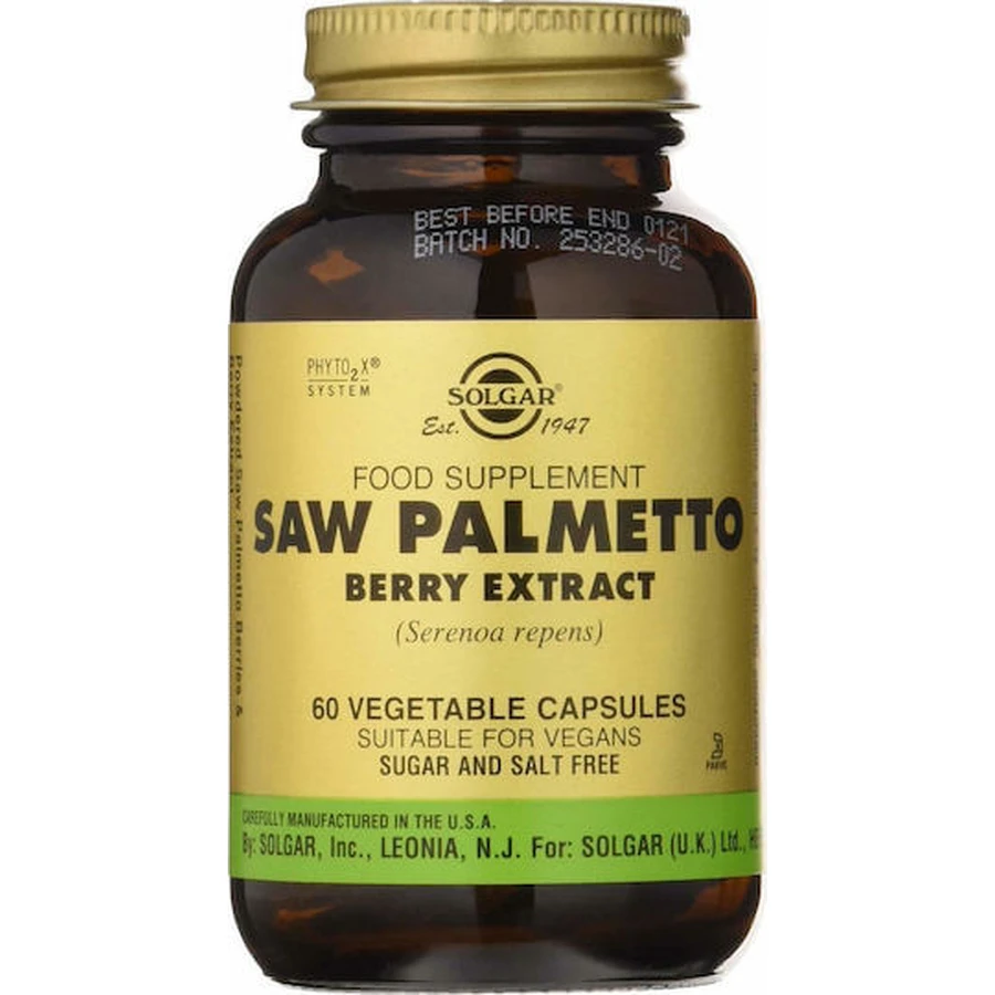 Solgar Saw Palmetto Berry Extract 60 caps