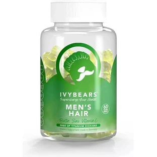 IvyBears Men's Hair Suplemento Dietético Especial 60 caramelos de gelatina