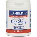 Lamberts Zinc (as Citrate) 25mg 120 tablets
