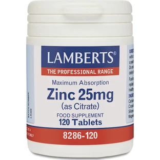 Lamberts Zinc (as Citrate) 25mg 120 tablets