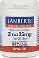 Lamberts Zinc (como Citrato) 25mg 120 comprimidos