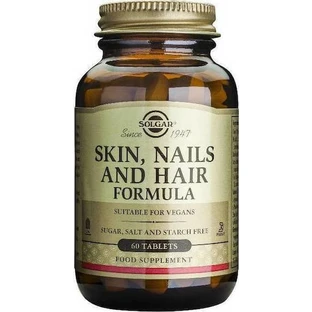 Solgar Piel, Uñas y Cabello Fórmula Complemento Alimenticio Especial 60 comp.