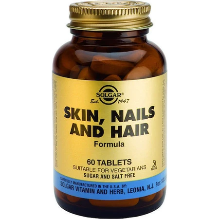Solgar Piel, Uñas y Cabello Fórmula Complemento Alimenticio Especial 60 comp.