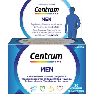 Centrum Men Multivitamin Specially Created for Men for Energy & Immune System Strengthening 30 Tablets