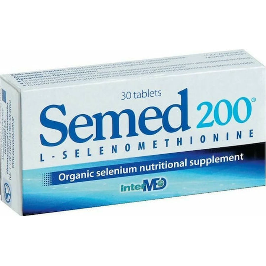 InterMed Semed 55mg Selenio Orgánico 30 Comprimidos