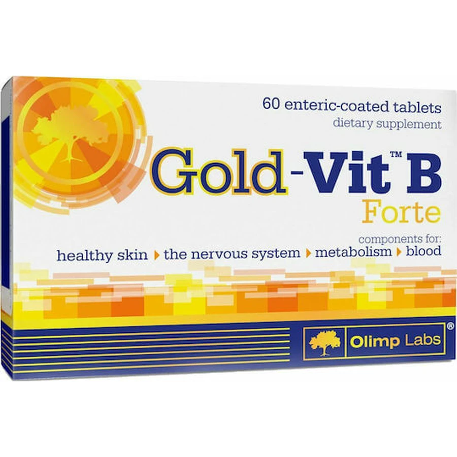 Olimp Sport Nutrition Gold-Vit B Forte Vitamin für Haut & Nervensystem 60 Tabletten