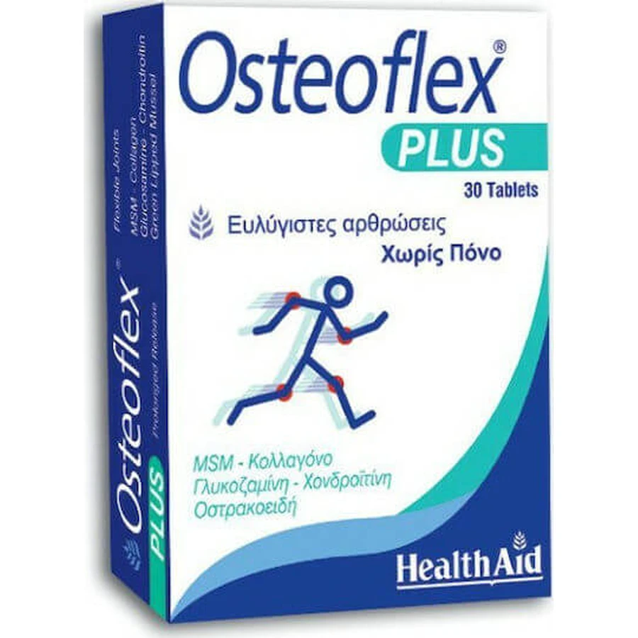 Health Aid Osteoflex Plus Suplemento para la Salud Articular y Ósea 30 comp.