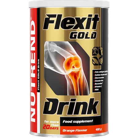 Nutrend Flexit Flexit Gold Drink Gewrichts- & Botgezondheidssupplement 400gr 20 porties Sinaasappel peer