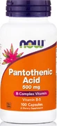 Now Foods Acide Pantothénique Vitamine pour l'Energie, le Renforcement du Système Immunitaire et Nerveux 500mg 100 caps