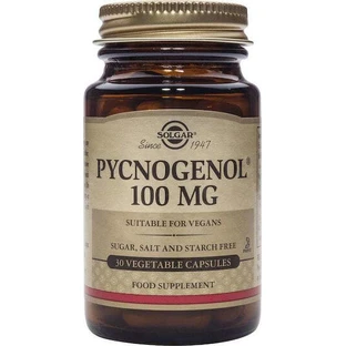 Solgar Pycnogenol 100mg Nahrungsergänzungsmittel Spezial 30 pflanzliche Kapseln