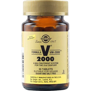 Solgar Fórmula VM-2000 Multivitamínico para Fortalecer la Energía y el Sistema Inmunitario 30 x 1 comprimidos