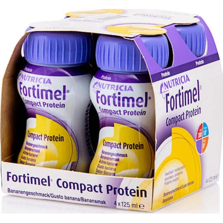 Nutricia Fortimel Compact Food Supplement Special 4 x 31ml Banana