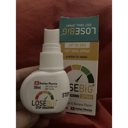 Amhes Losebig Spray Supplément de perte de poids 30ml Chocolat Banane