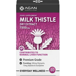 Agan Mariadistel droog extract 7500mg 30 dossiers