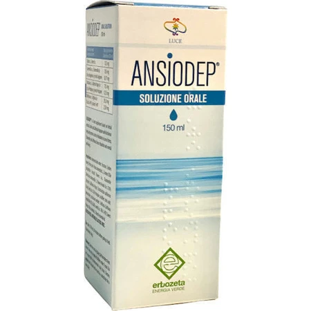 Erbozeta Ansiodep Oral Solution Anxiety Supplement 150ml