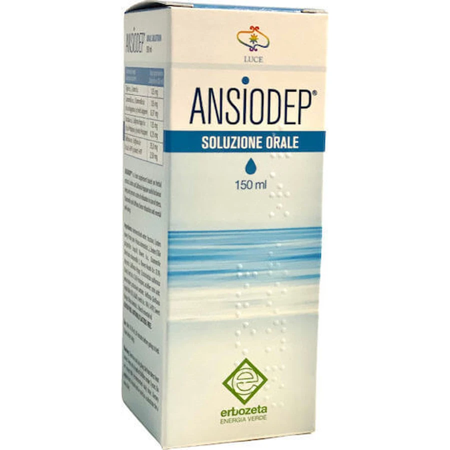 Erbozeta Ansiodep Oral Solution Anxiety Supplement 150ml