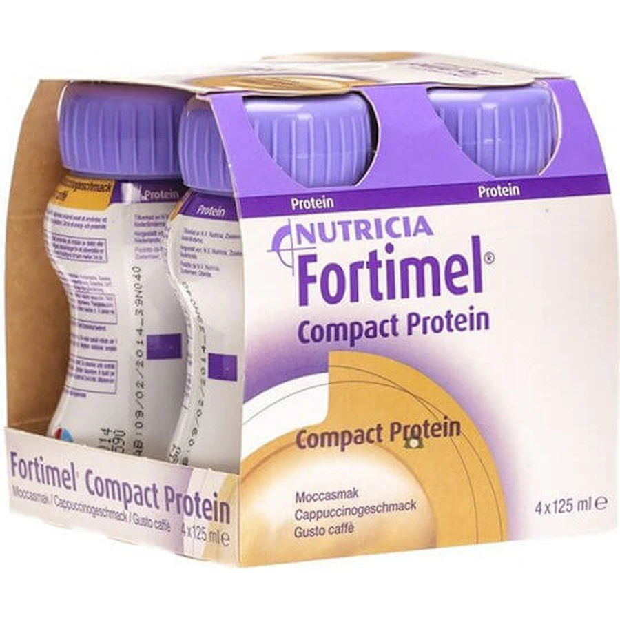 Nutricia Fortimel Compact Special Food Supplement 4 x 31ml Mocha