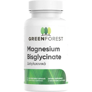 Green Forest Magnésium Bisglycinate 200mg 60 gélules à base de plantes