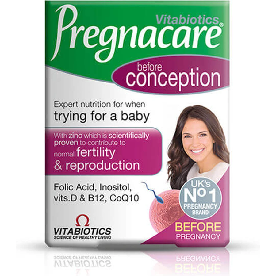 Vitabiotics Pregnacare Voor de Conceptie Zwangerschap Supplement 30 tabs