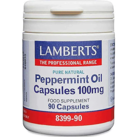 Lamberts Huile de Menthe Poivrée 100mg 90 gélules