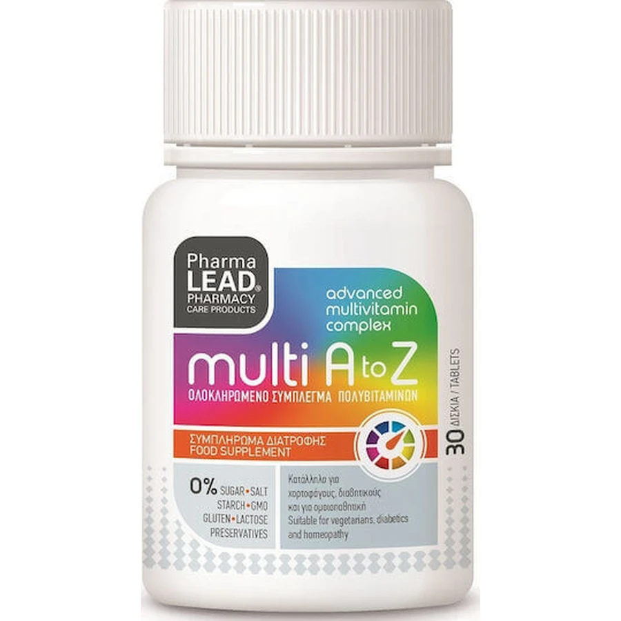 Pharmalead Multi A bis Z Multivitamin für Energie, Immunsystem & Haarstärkung 30 x 1 Kapsel