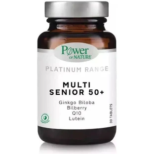 Power Of Nature Platinum Range Multi Senior 50+ Multivitamínico Energético 30 Comprimidos