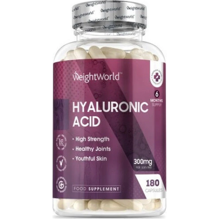 WeightWorld Hyaluronzuur 600mg Gewrichts- en botgezondheidssupplement 120 capsules