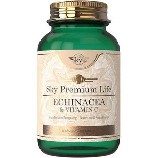 Sky Premium Life Echinacea & C 500mg immuunversterkend supplement 60 tabs