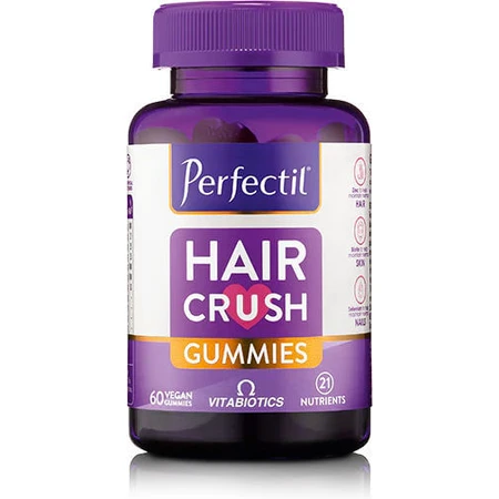 Vitabiotics Perfectil Perfectil Hair Crush Gummies Spezielles Nahrungsergänzungsmittel 60 Geleebonbons