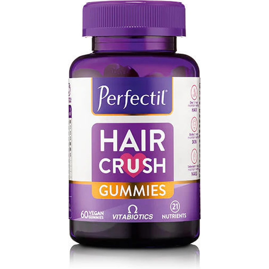 Vitabiotics Perfectil Perfectil Hair Crush Gummies Spezielles Nahrungsergänzungsmittel 60 Geleebonbons