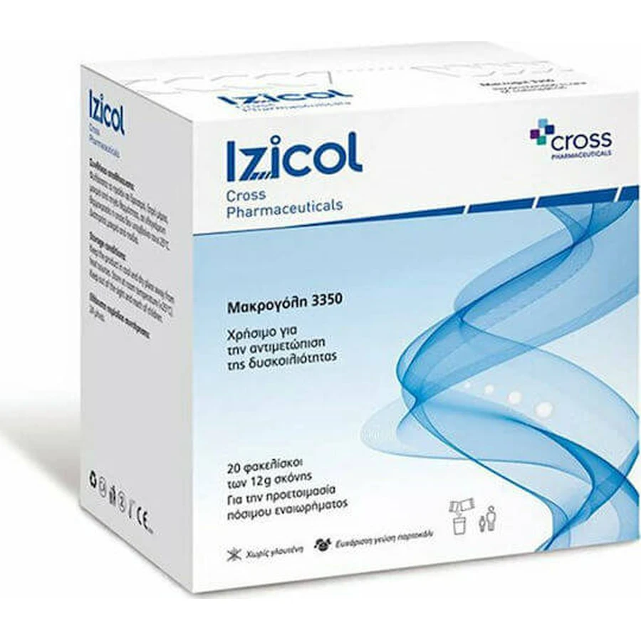 Cross Pharmaceuticals Izicol Special Dietary Supplement 12gr Orange