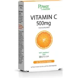 Power Of Nature Vitamine C met Stevia Vitamine voor ondersteuning van het immuunsysteem, de huid en antioxidanten 500mg 36 kauwtabletten