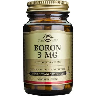 Solgar Boron 3mg Menopause Supplement 100 gélules végétales