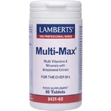 Lamberts Multi-Max Multivitamin for Energy suitable for adults 50+ 60 Tablets