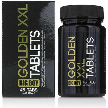 Cobeco Pharma Big Boy Golden Golden XXL Tabletten Libido & Testosteron steigernde Ergänzung 45 Tabs