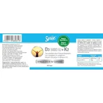 AM Health Smile Vitamine D3 5000iu + K2 Vitamine voor Versterking Immuunsysteem & Eiergezondheid 5000iu 60 caps