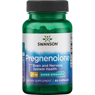 Swanson Super-Strength Pregnenolone 50mg Memory Supplement 60 caps