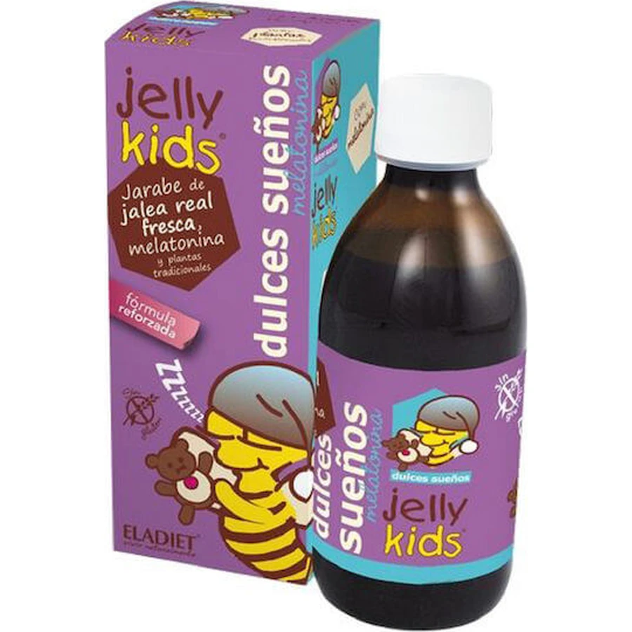 Eladiet Jelly Kids Sweet Dreams Multivitamine voor Energie, Versterking van het Immuunsysteem & het Zenuwstelsel 150ml