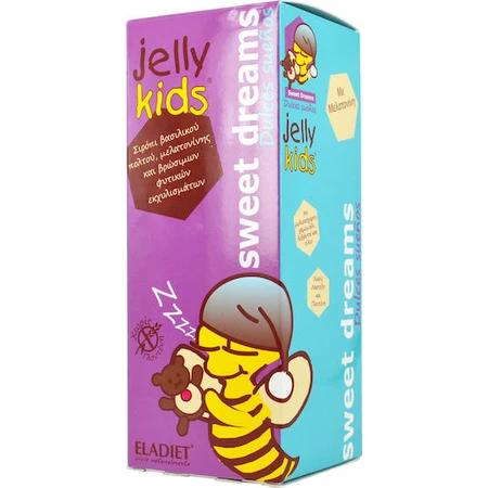 Eladiet Jelly Kids Sweet Dreams Multivitamine voor Energie, Versterking van het Immuunsysteem & het Zenuwstelsel 150ml