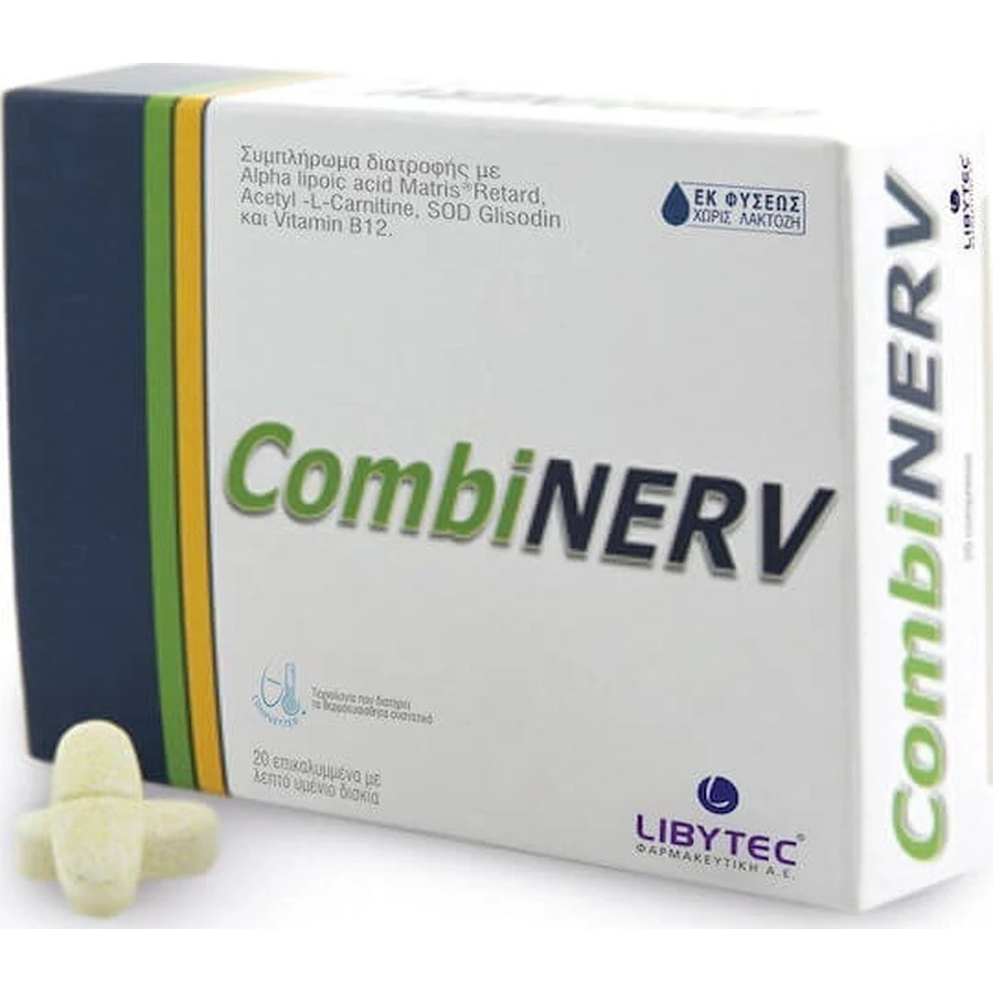 Libytec Combinerv Acid Alfa Lipoic Supliment Alimentar Special 20 capace