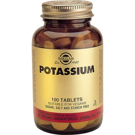 Solgar Kalium 99mg 100 tabletten