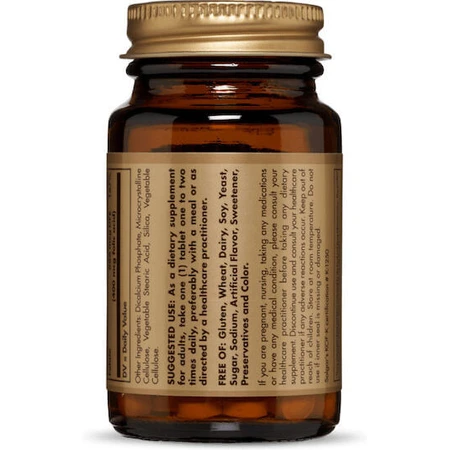 Solgar Folsäure Vitamin für die Gesundheit des Nervensystems 400mcg 100 Tabletten