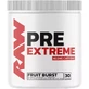 Raw PRE Extreme Pre Workout Supplement 360gr Fruit Burst