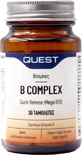 Quest Mega B-100 Timed Release Vitamin for Energy, Immune &amp; Nervous System Support 30 Tablets