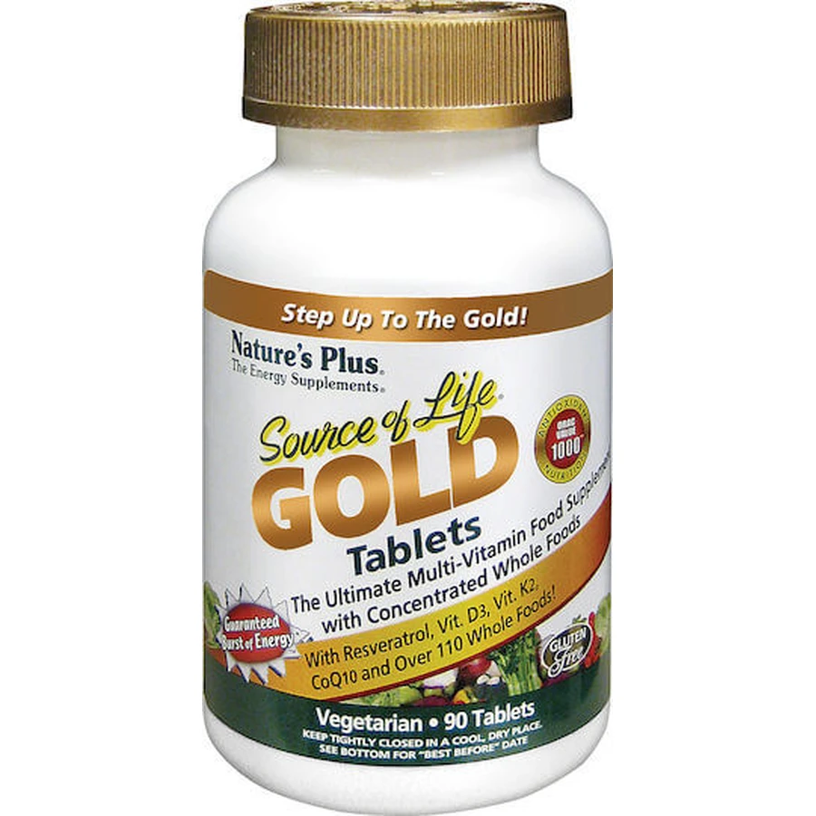 Nature's Plus Multivitamin for Energy & Immune System Strengthening 90 Comprimés