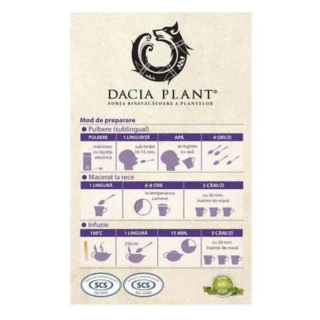 Sea buckthorn tea, 50 g, Dacia Plant