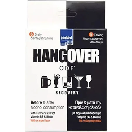 InterMed Hangover Recovery Special Dietary Supplement 6 comprimés sublinguaux Orange