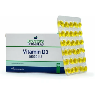 Doctor's Formulas Vitamin D3 Vitamin for Immune Support & Egg Health 5000iu 60 softgels