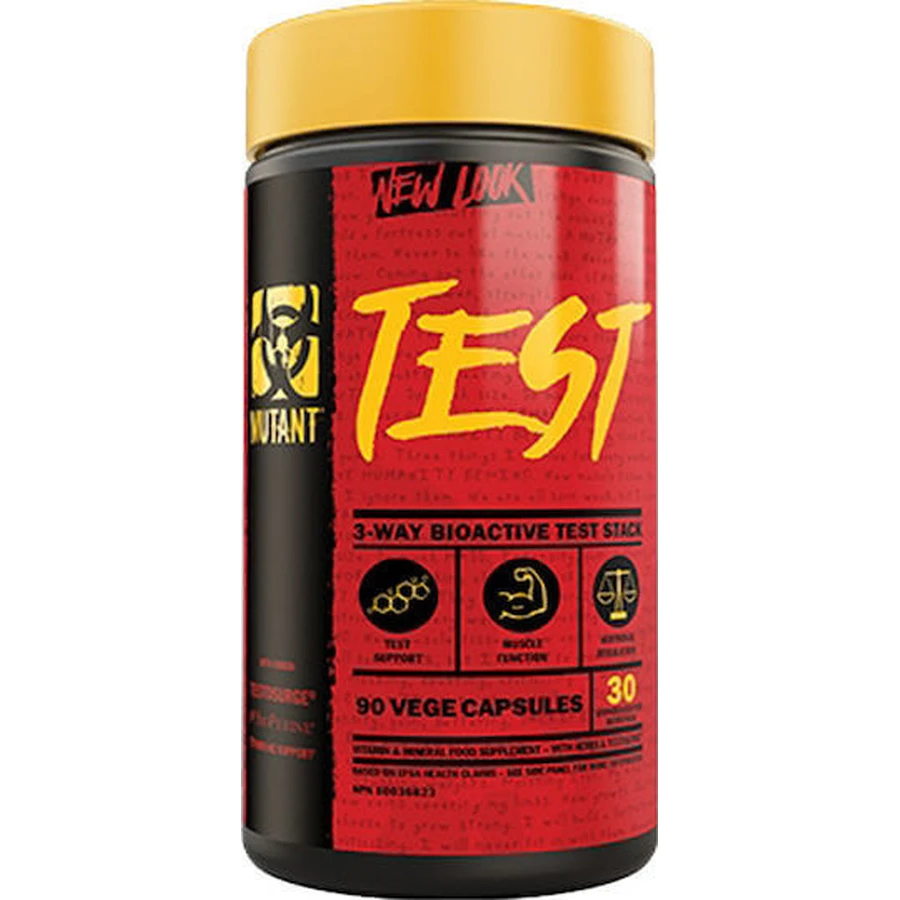 Mutant Test Testosterone Boosting Supplement 90 veget capsules